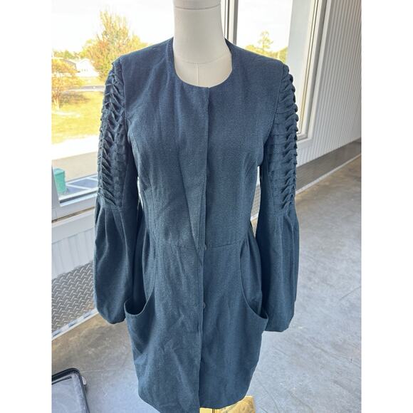 Deborah Lyons Wool Balloon Sleeve Jacket 6 - Picture 10 of 10